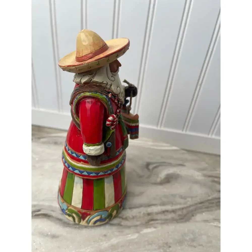 Santa Mexican Jim Shore Heartwood Creek Feliz Navidad 4027705 Piñata 2012 VTG 8